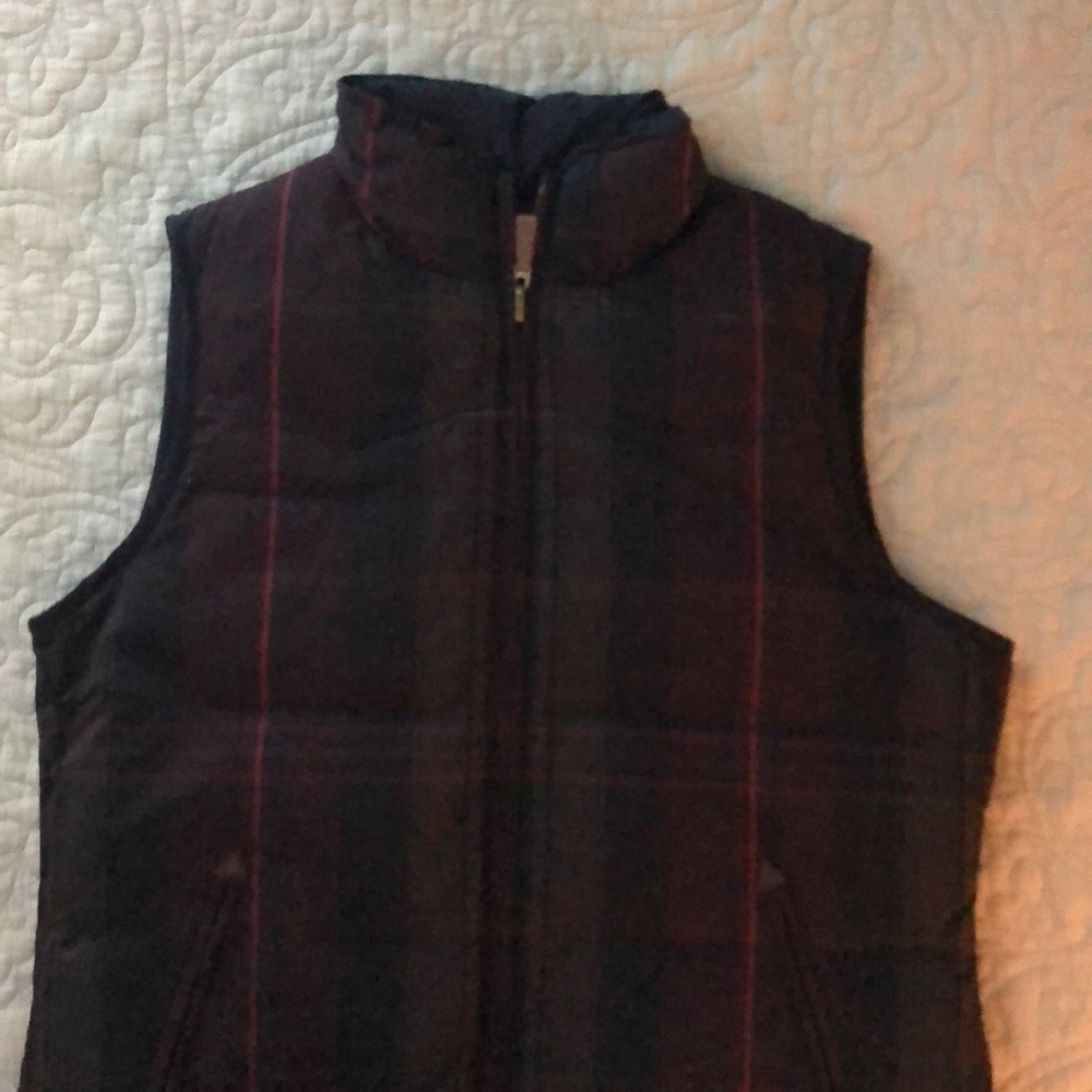 Ralph Lauren quilted vest zipper front reversible